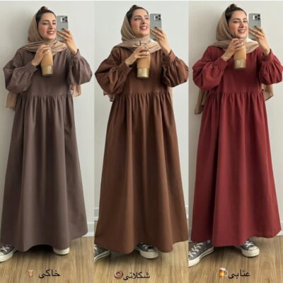 پیراهن لینن تابستونی