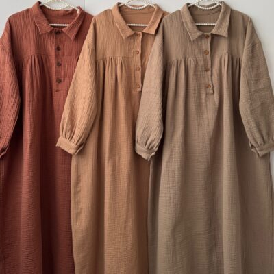 پیراهن موسلین بلند 3